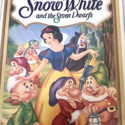 Walt Disney, masterpiece collection, Snow White, and the seven dwarfs, 1994 VHS