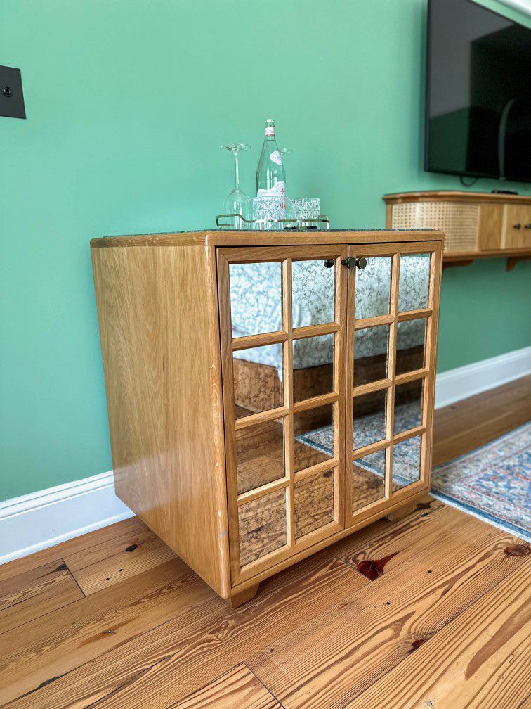 Marble Top Minibar w/ Snack Drawer