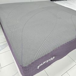 King Sizes Mattress And Box Spring Purple