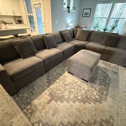 Macy’s Radley 5-piece Sectional With Ottoman