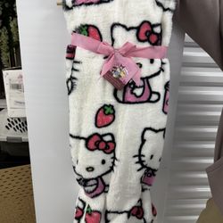 Strawberry Hello Kitty Blanket 