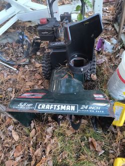 Craftsman 5.6 HP Snow Blower With  Electric Start. Works Great. Great Value For Price