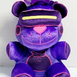 2022 Funko Five Nights at Freddy's 8" Purple Special Delivery Series VR Freddy. Very Good Condition. The image shows a Funko VR Freddy Plush from the 