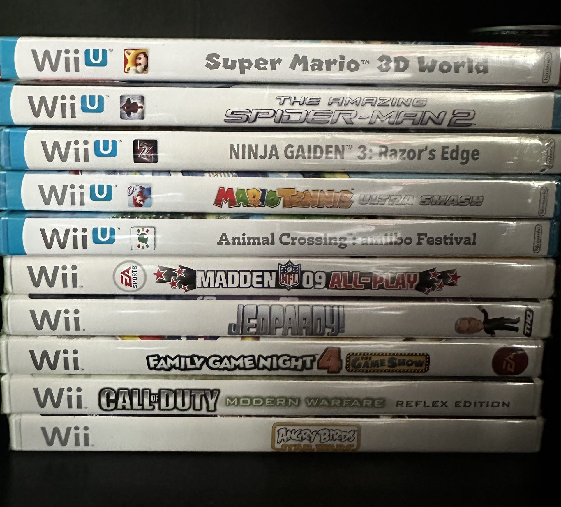 Nintendo Wii & Nintendo Wii U Games (brand new sealed)