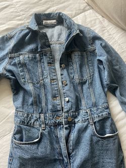 ZARA Jean jumpsuit New Without Tags
