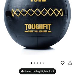 ToughFit Soft Wall Ball -  Ball Set for Cardio Fitness Exercise - Weighted Ball 10Lb