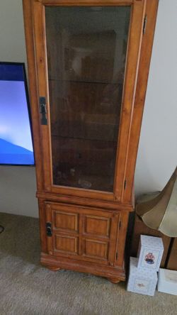 2 Curio Cabinets
