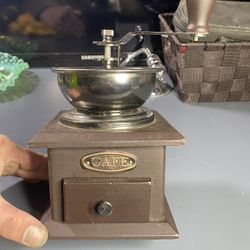 Vintage Manual coffee bean grinder