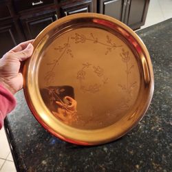 Princess House Vintage Cooper Serving Plate