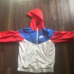 Blue Red And White Nike Wind Breaker