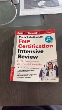 FNP Certification intensive review book nurse Practioner