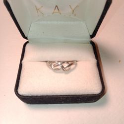 Sterling Silver Love Is Forever/Infinity Ring Size 6.5