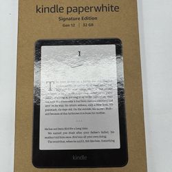 Amazon Kindle Paperwhite 32gb Gen 12 Signature Edition 
