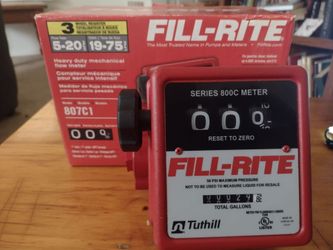 807C1 FILL-RITE FUEL  METER NEW, UNUSED!