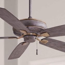 *FREE* 60" Minka Aire Sunseeker All Weather Driftwood Pull Chain Ceiling Fan