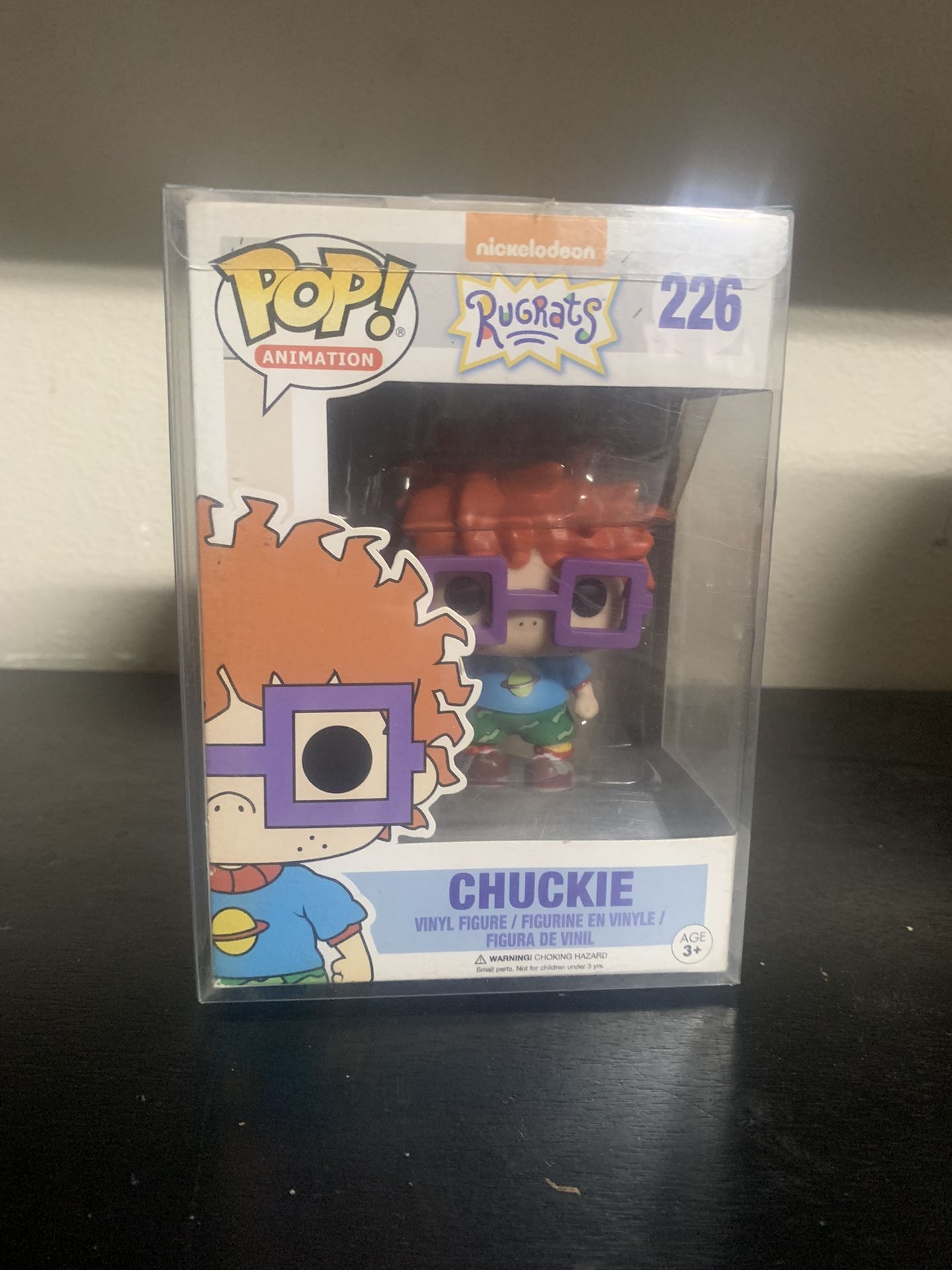 Chuckie #226 Rugrats Nickelodeon Cartoons Funko Pop With Protector 