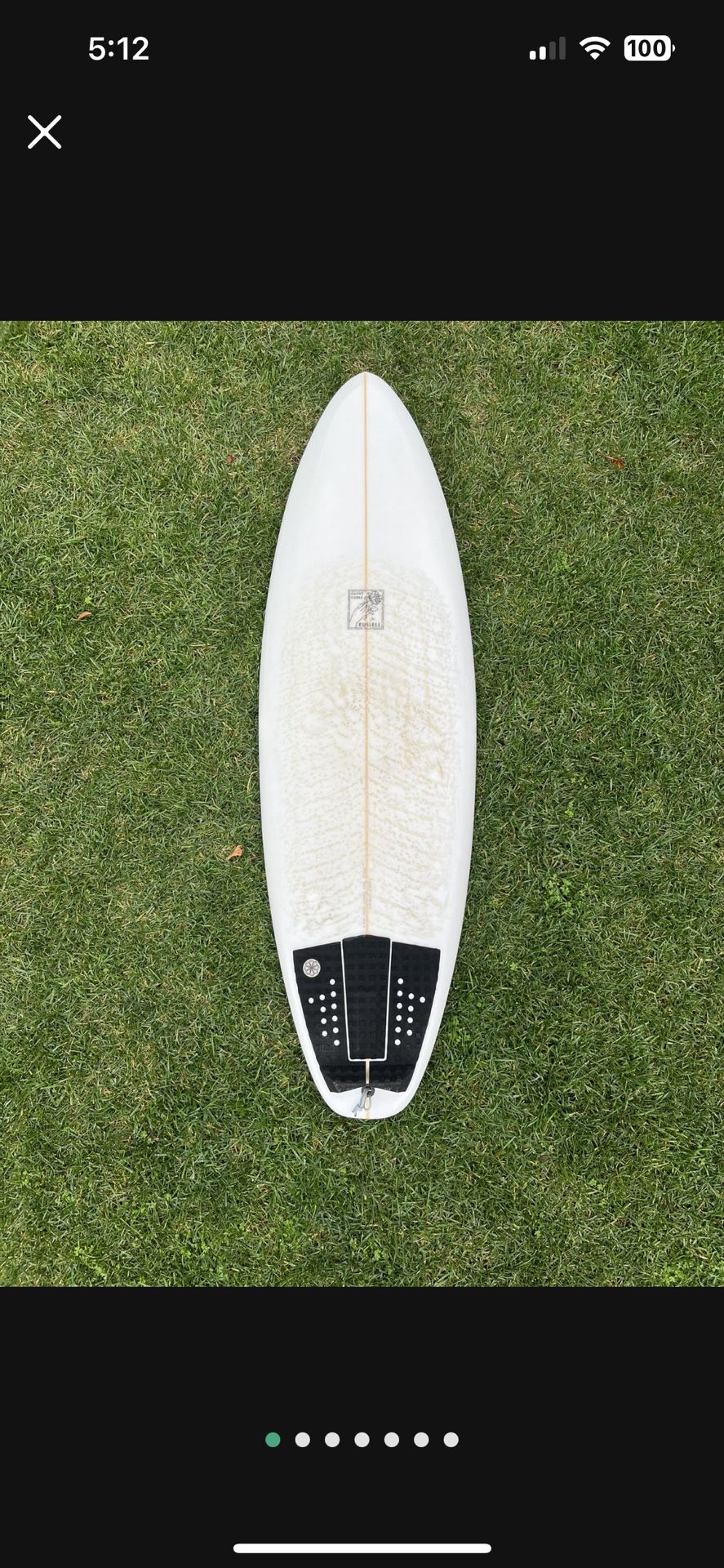 Grant Noble Perry Russel Quad Surfboard- 5’6”