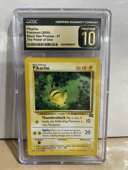 Blackstar Pikachu Promo $70
