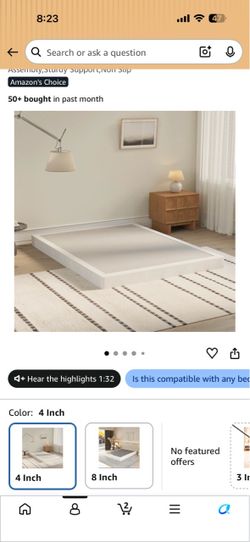 4 Inch Box Spring for full size bed