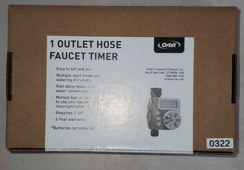 Outlet Hose Faucet Timer