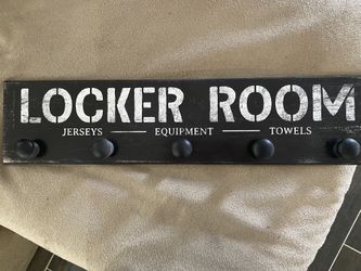 Locker Room hanger Decor