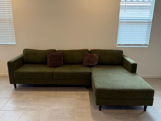 Olive Green Sectional Couch