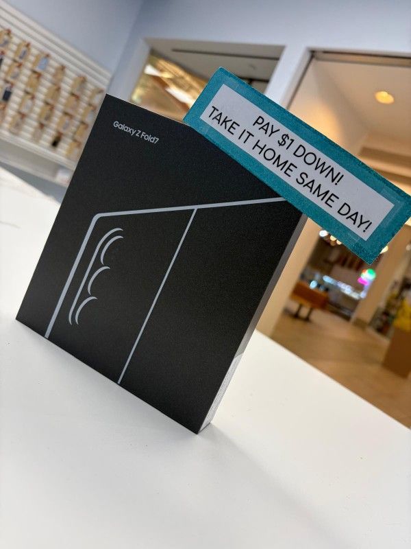 Samsung Galaxy Z Fold 7 5G Unlocked - Pay $1 DOWN AVAILABLE - NO CREDIT NEEDED