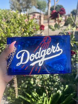 Bedazzled Los Angeles Dodgers Purse