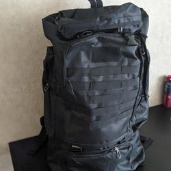 Tactical Hiking Backpack With Tarp 