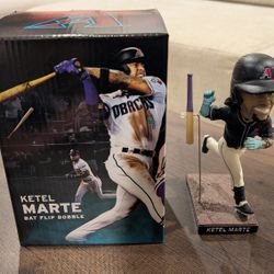 Dbacks Ketel Marte batt flip bobble