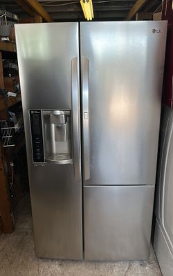 LG Side By Side Stainless Steel Fridge
