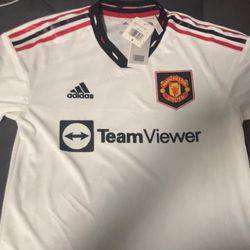 Adidas Manchester United 22/23 Away Authentic Jersey White -