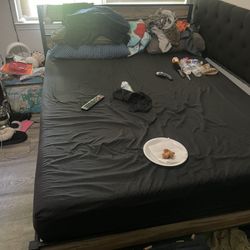 Queen size bed frame.