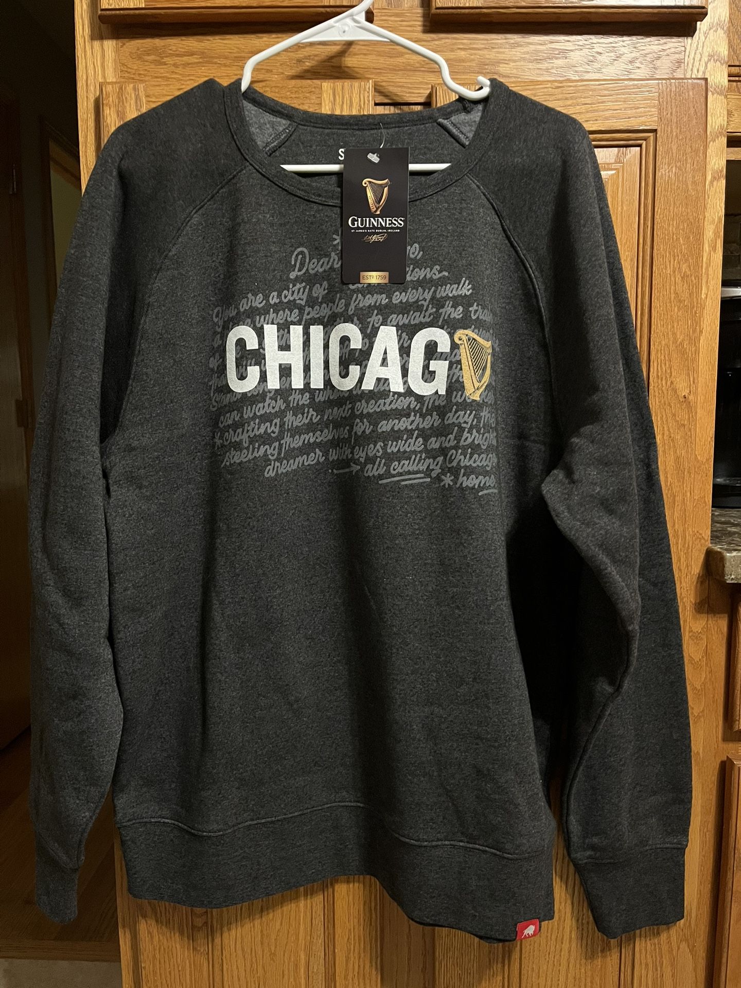 Guinness Chicago Brewery XL Sportique Crewneck Sweatshirt