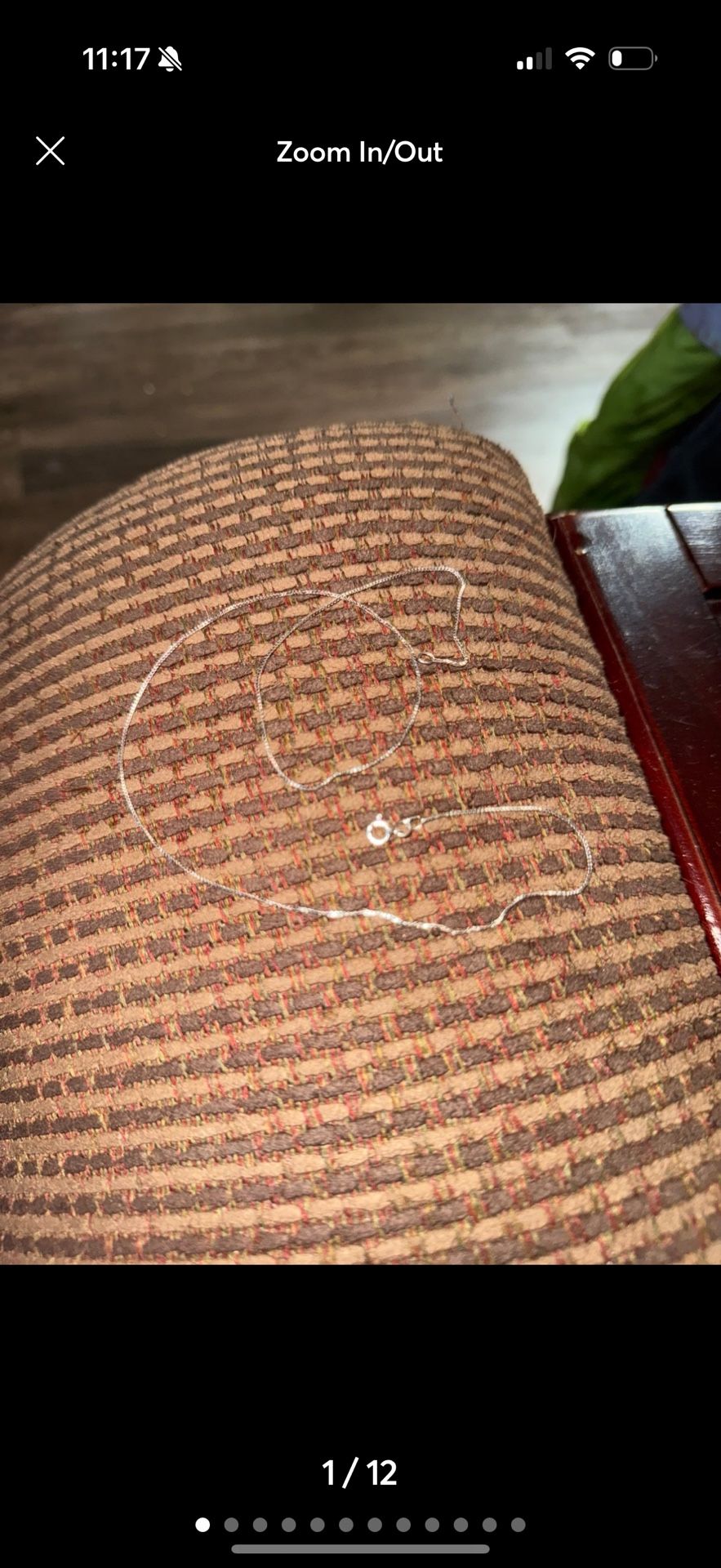 silver chain 17 inches