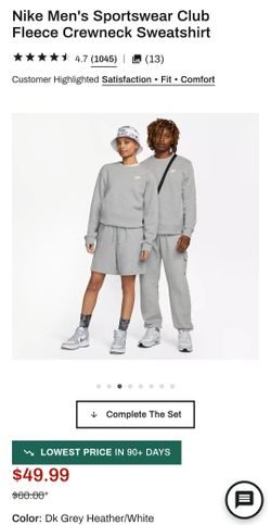 Nike Men's Sportswear Club Fleece Crewneck Sweatshirt