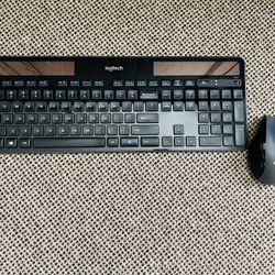 LOGITECH Wireless Solar Keyboard and Mouse
