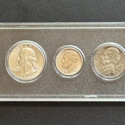1962 Uncirculated Year Set Of 5 Coins