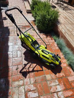 Ryobi plug in lawn mower