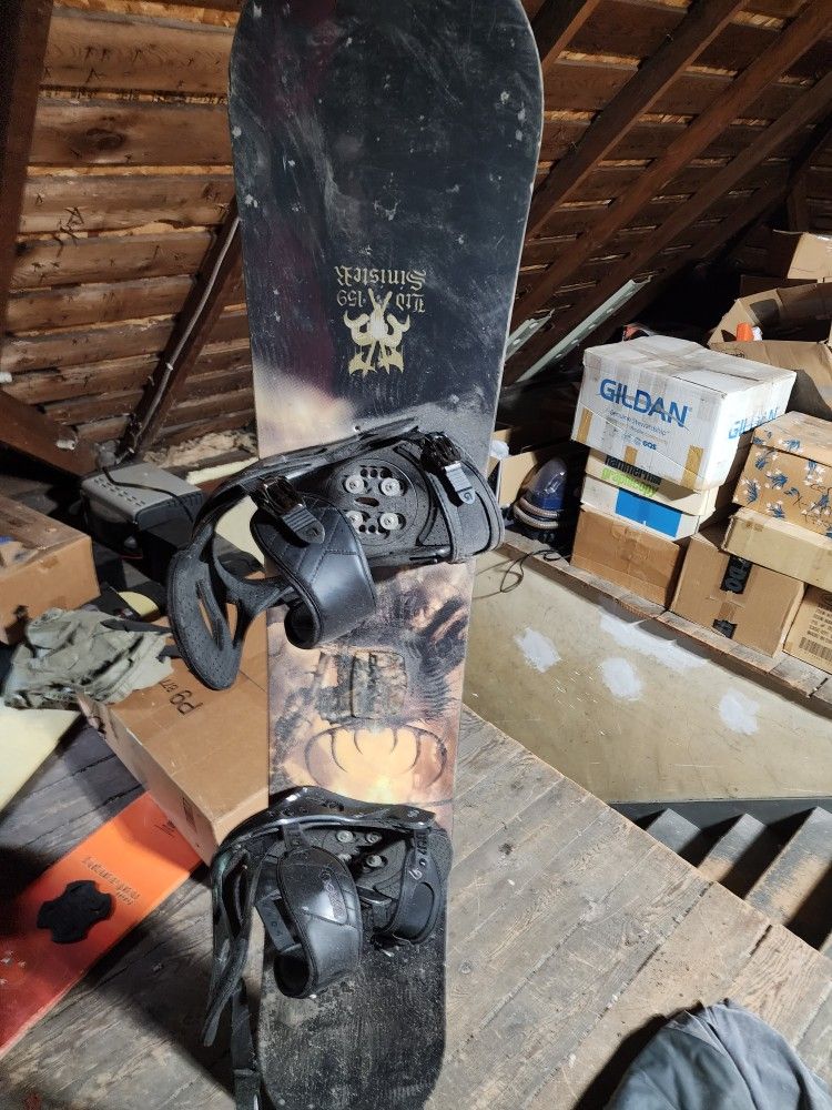 LTD Snowboard And Bindings