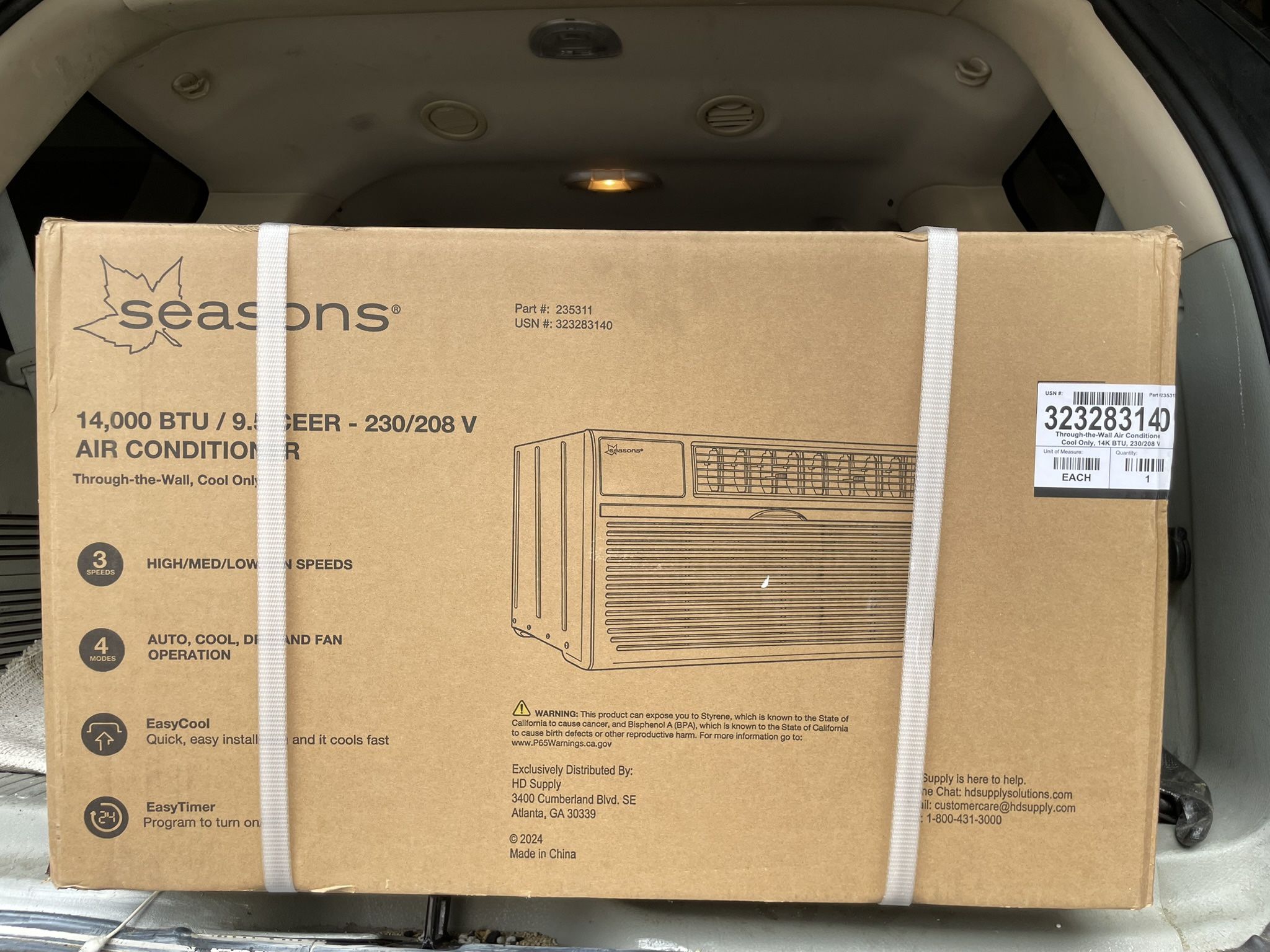 Seasons 14k BTU Home AC Unit