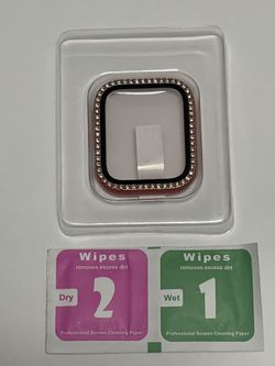 For Apple Watch 3/4/5/6/7/8/SE Bling Case Screen Protector Cover 40/44/41/45mm.