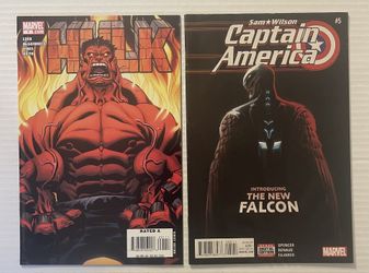 Captain America Brave New World Comic Lot! Hulk 1 2008 & Sam Wilson Captain America 5