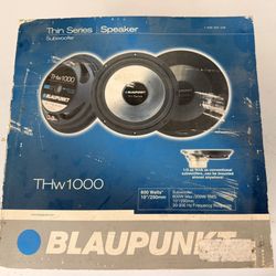 Blaupunkt Thin Series THw1000 10" 4ohm Subwoofer