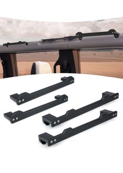 Lupar Aluminum Roll Bar Grab Handles Compatible with 2021-2022 Ford Bronco, Bronco Interior Accessories-4PCS