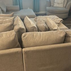 Sectional And Swivel Chair 