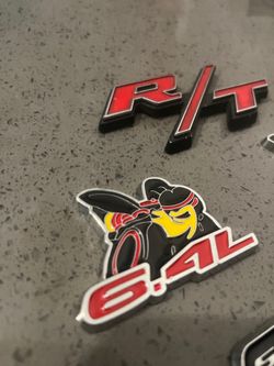 R/T scatpack emblems for Dodge Charger/Challenger