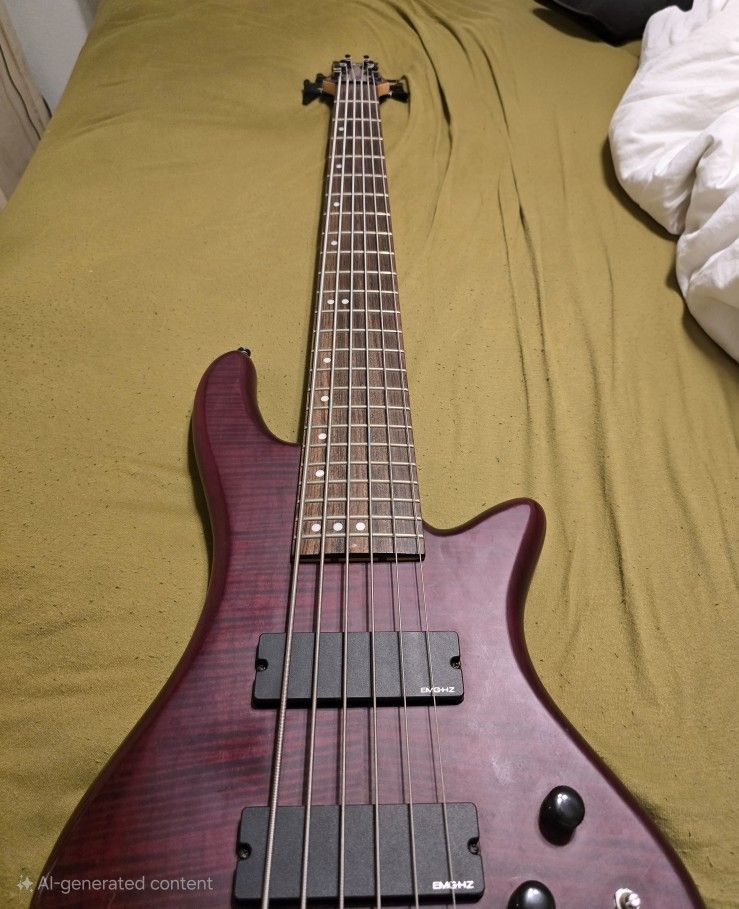 Schecter Custom 6 Diamond Series Bass Guitar