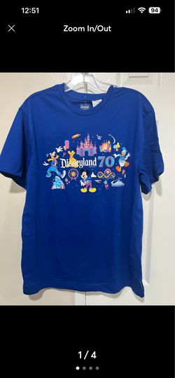 New with tag Disneyland 70th Anniversary Mickey Friends Park Rides Icons
