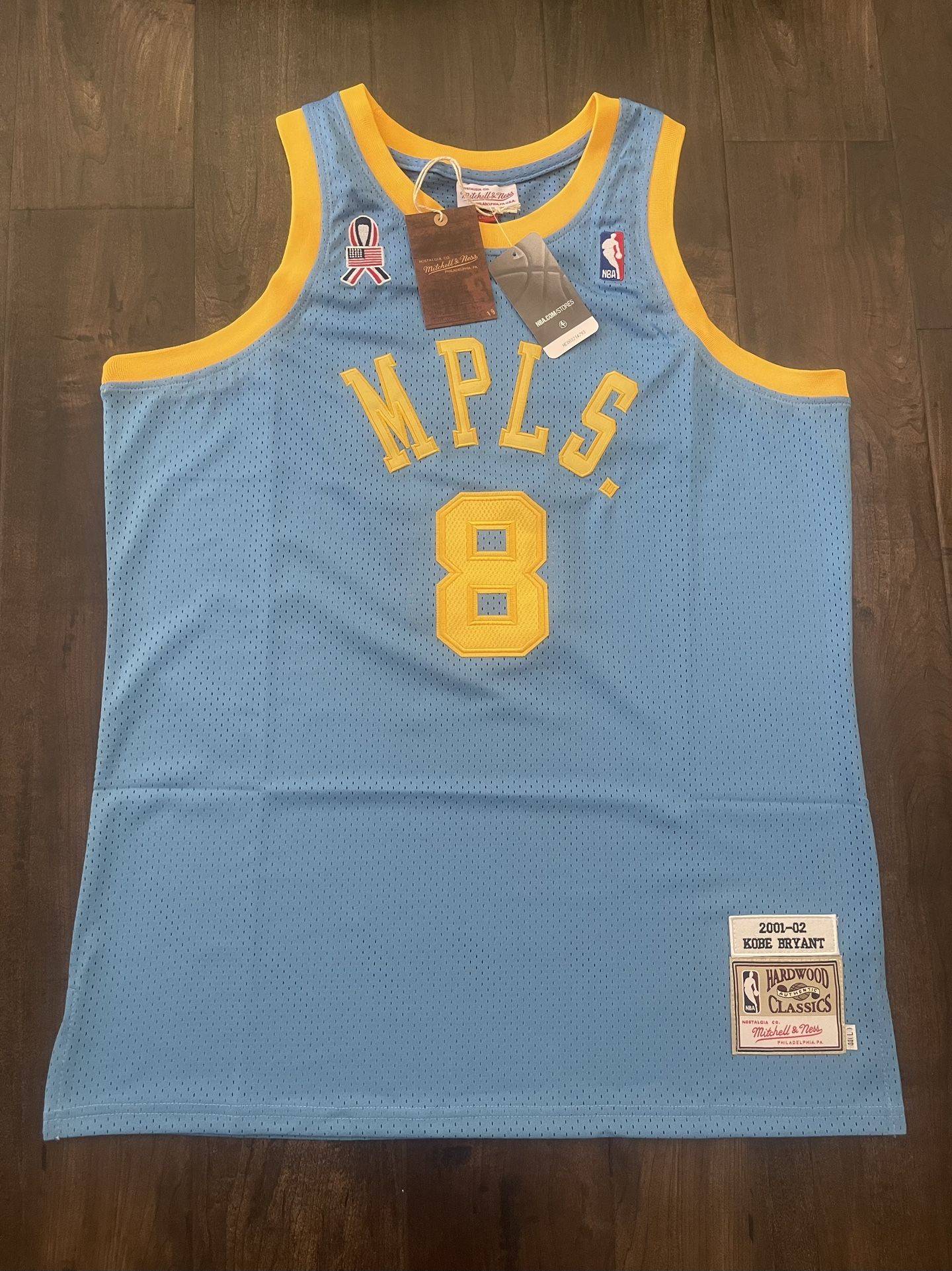 NEW Kobe Bryant Jersey Los Angeles MPLS. #8 Lakers / Dodgers KB #8 #24 / Van Exel /All Star Lower Merion